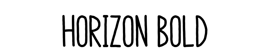 Horizon Bold Yazı tipi ücretsiz indir